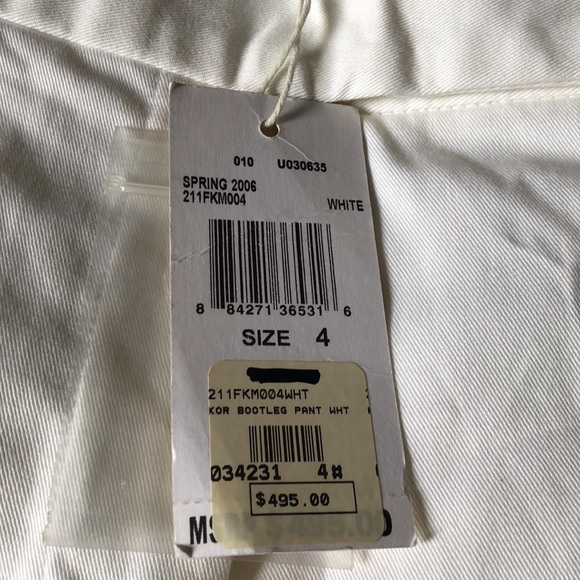 Michael Kors made in Italy white summer pants - Picture 2 of 8